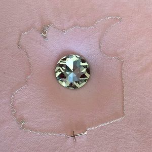 Brand new sterling silver cross necklace